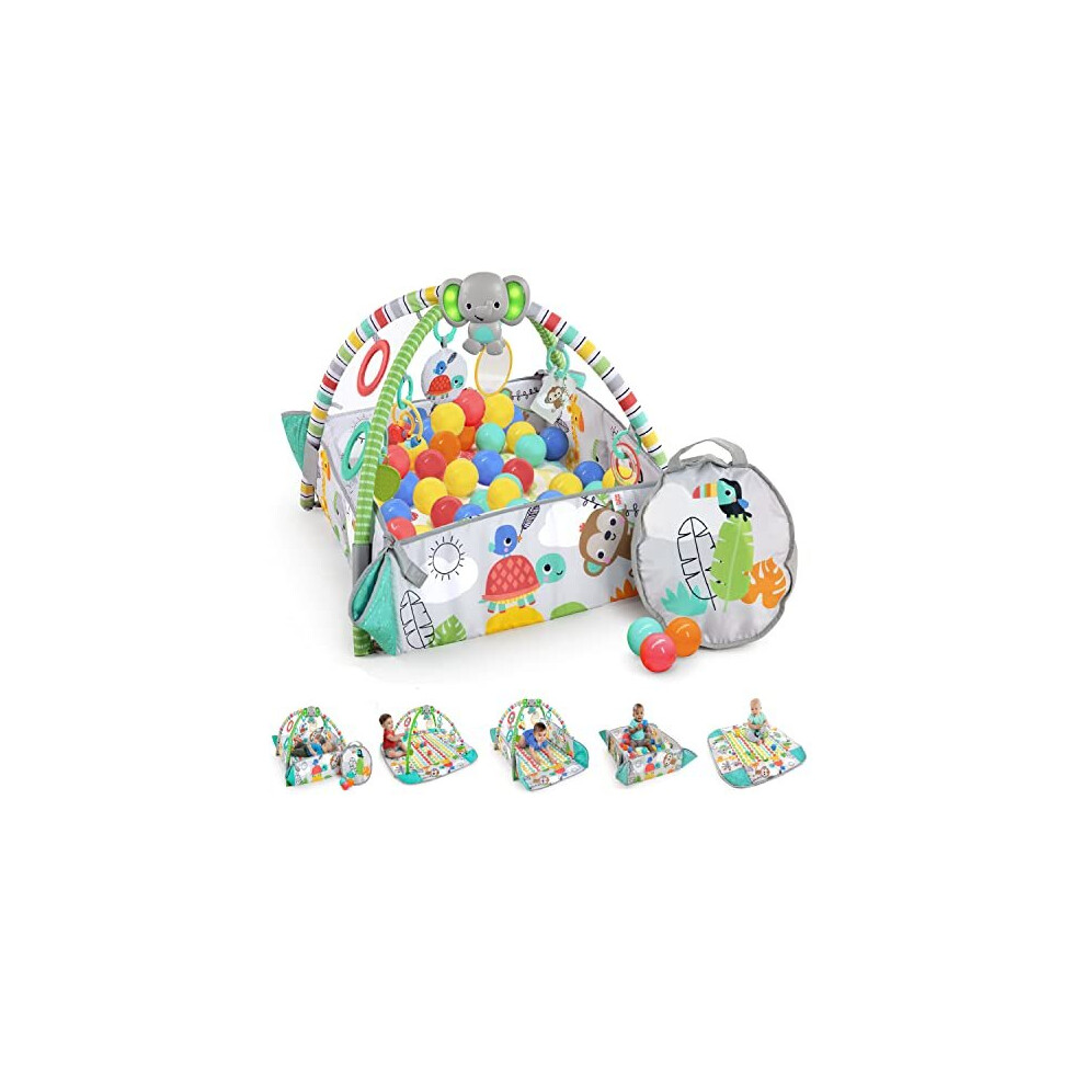 Bright Starts, 5-in-1 Your Way Ball Play Activity Gym & Ball Pit - Totally Tropical