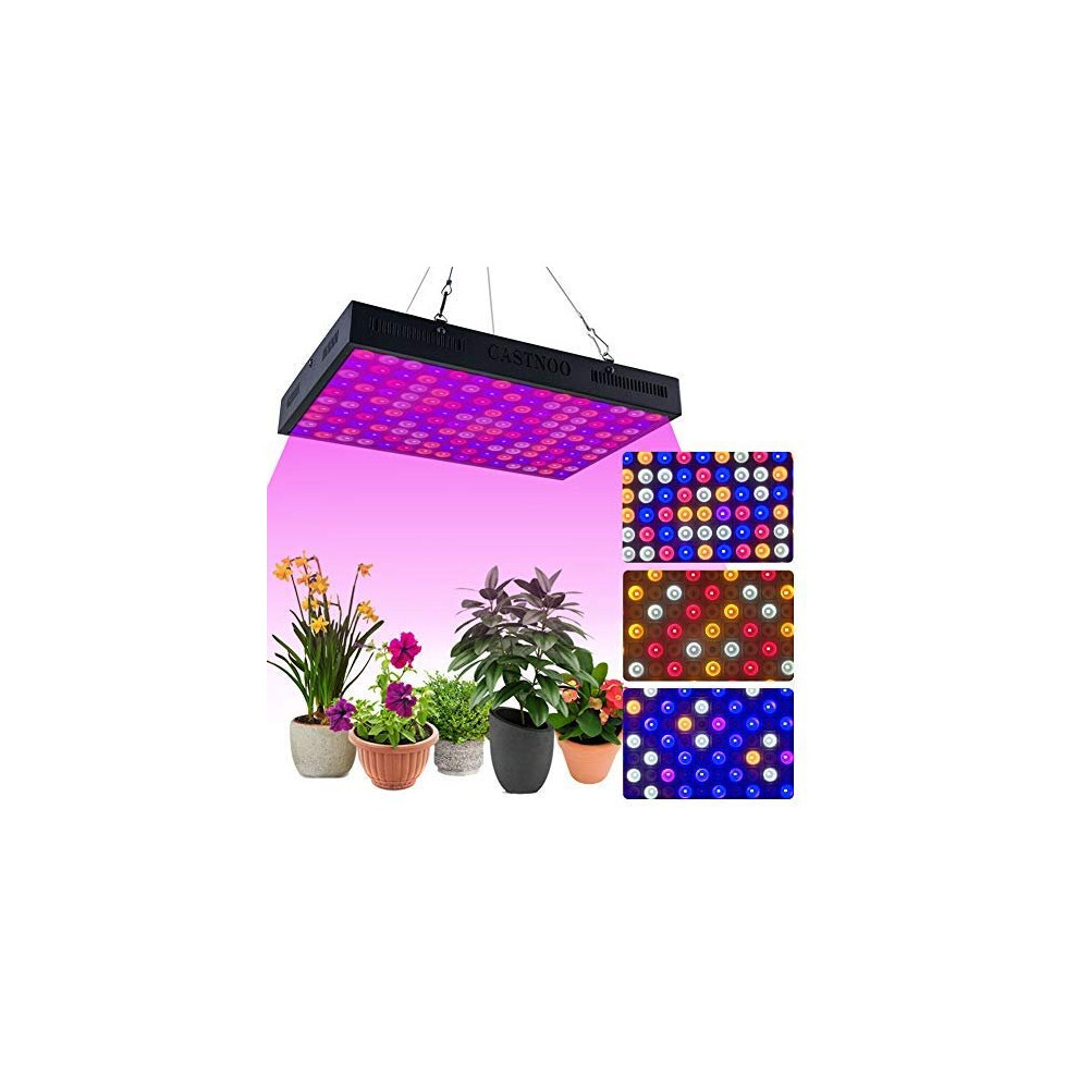 450W LED Grow Light 150PCS LED Growing Lamp with Heat Dissipation Fan, with Remote Control Full Spectrum Triple Modes LED Plant Light for Indoor Plant