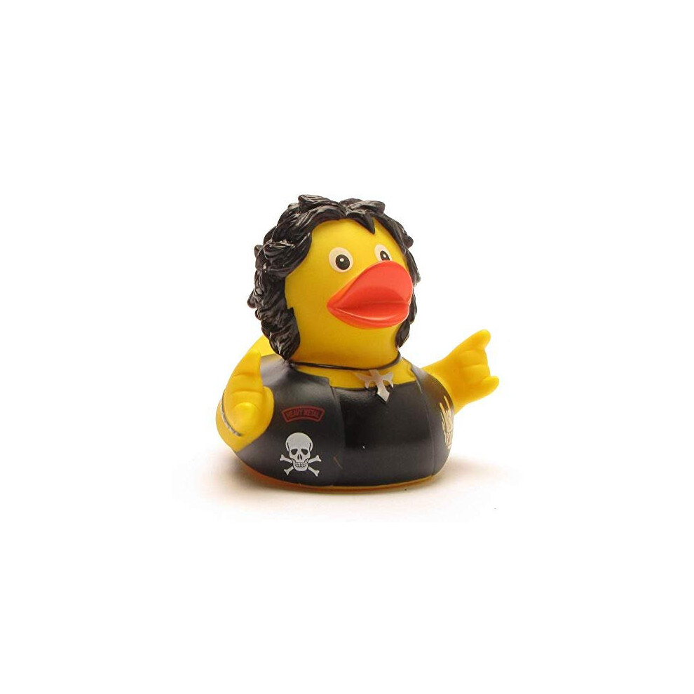 Heavy Metal Rubber Duck | Bath Duck | Duckshop | L: 8 cm