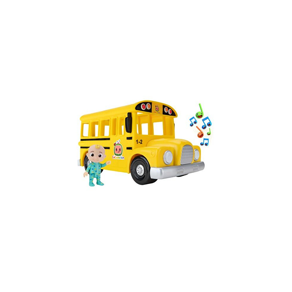 CoComelon CMW0015 Singing Bus with Sound and JJ Toy Figure for Children from 2 Years