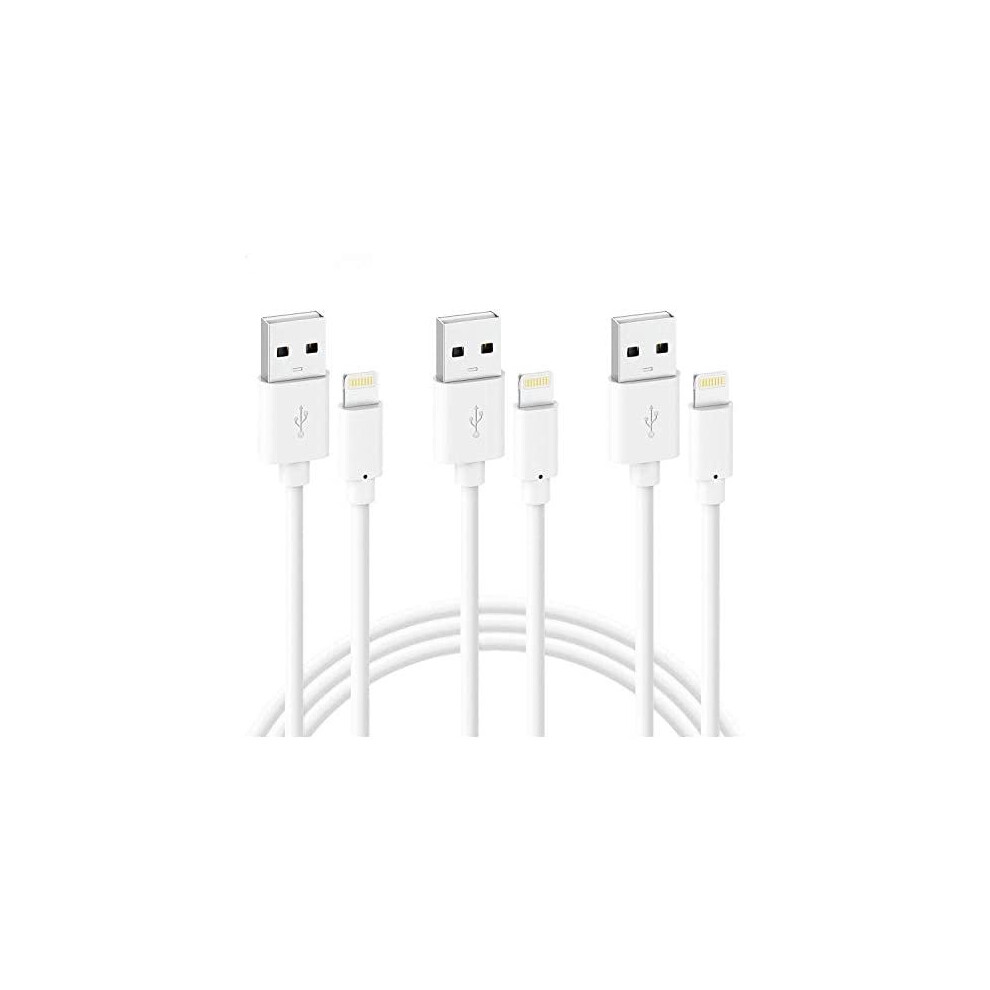 ilikable iPhone Charger Cable, 3 Pack 2M(6ft) Long iPhone Charging cable MFi Certified, USB Fast Lightning Cable Compatible with iPhone 13/12/11/Pro