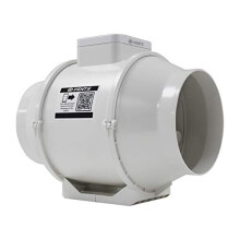 6 inch Loft Mounted Inline Shower Ceiling 150 mm Silent In-line Toilet Ventilator Powerful Ventilation Damp Control 150mm In Line Bathroom Extractor f
