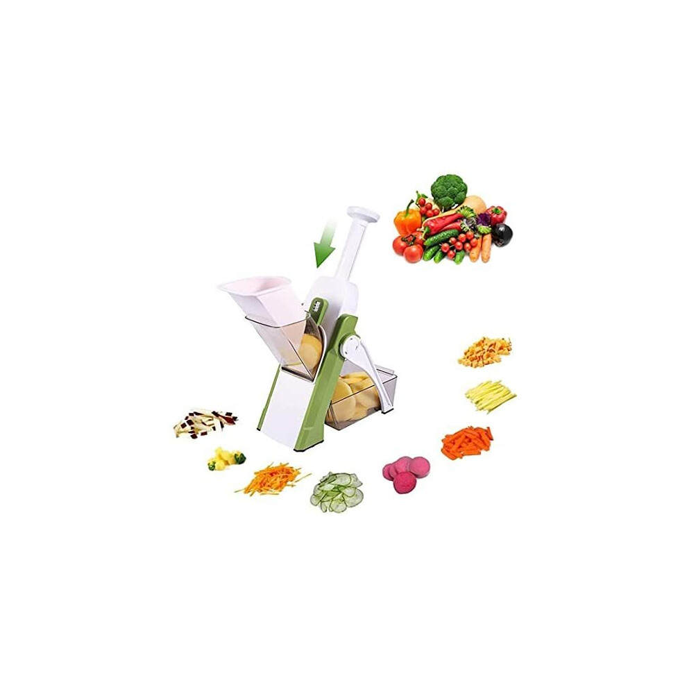 Vegetable Chopper with Mandoline Slicer - Food & Veggie Cutter, Multifunctional Kitchen Chopping Artifact, Kitchen Household Fruit and Vegetable Cutte