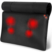 Back Massager, Shiatsu Neck and Back Massager with Heat, Deep Tissue Kneading Massage Pillow for Shoulder, Waist, Legs, Foot, Massagers for Back Pain