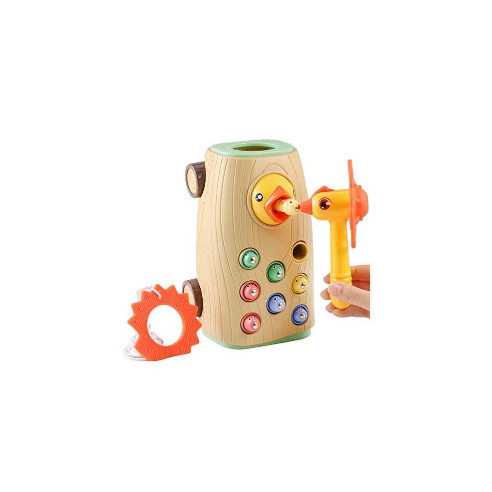 Photos - Other Toys BBLIKE 3 IN 1 Toddler Learning Game Set for 2 3 Year Olds Boy Girl Gifts, Fine Motor Skills Montessori Toys Imitation Wooden