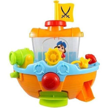 Piratenschiff Boot &amp; Wasserkanone Baby Badespielzeit Wasserspaß Spielzeug