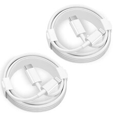iPhone 20W Fast Charger Cable?Apple MFi Certified?2-Pack USB-C to Lightning Cable (6.6Ft) Fast Charging Compatible with iPhone 12/12 Mini/12 Pro/12
