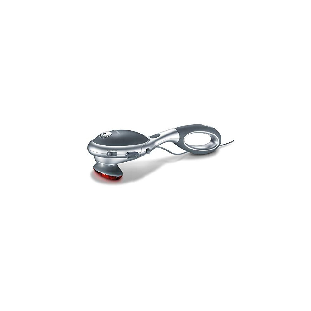Beurer Mg70 Infrared Tapping Massager With Removable Handle | Percussion Massage For Your Back, Neck, Arms And Legs | Optional Infrared Heat | Detacha