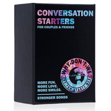 WHY DON'T WE Conversation Cards for Couples 120 Cards with Questions, Conversations and games for couples Fun and Romantic couples games - Great c