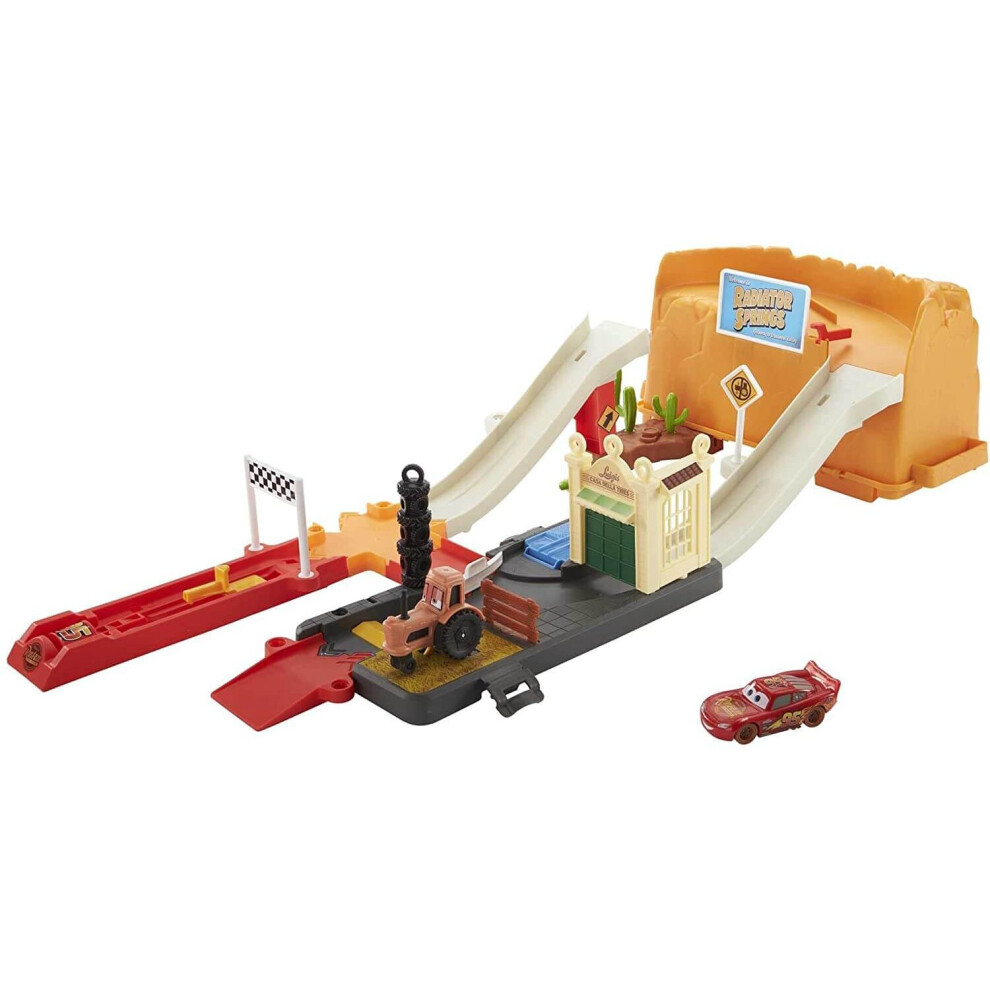 Disney Cars Race & Go Playset