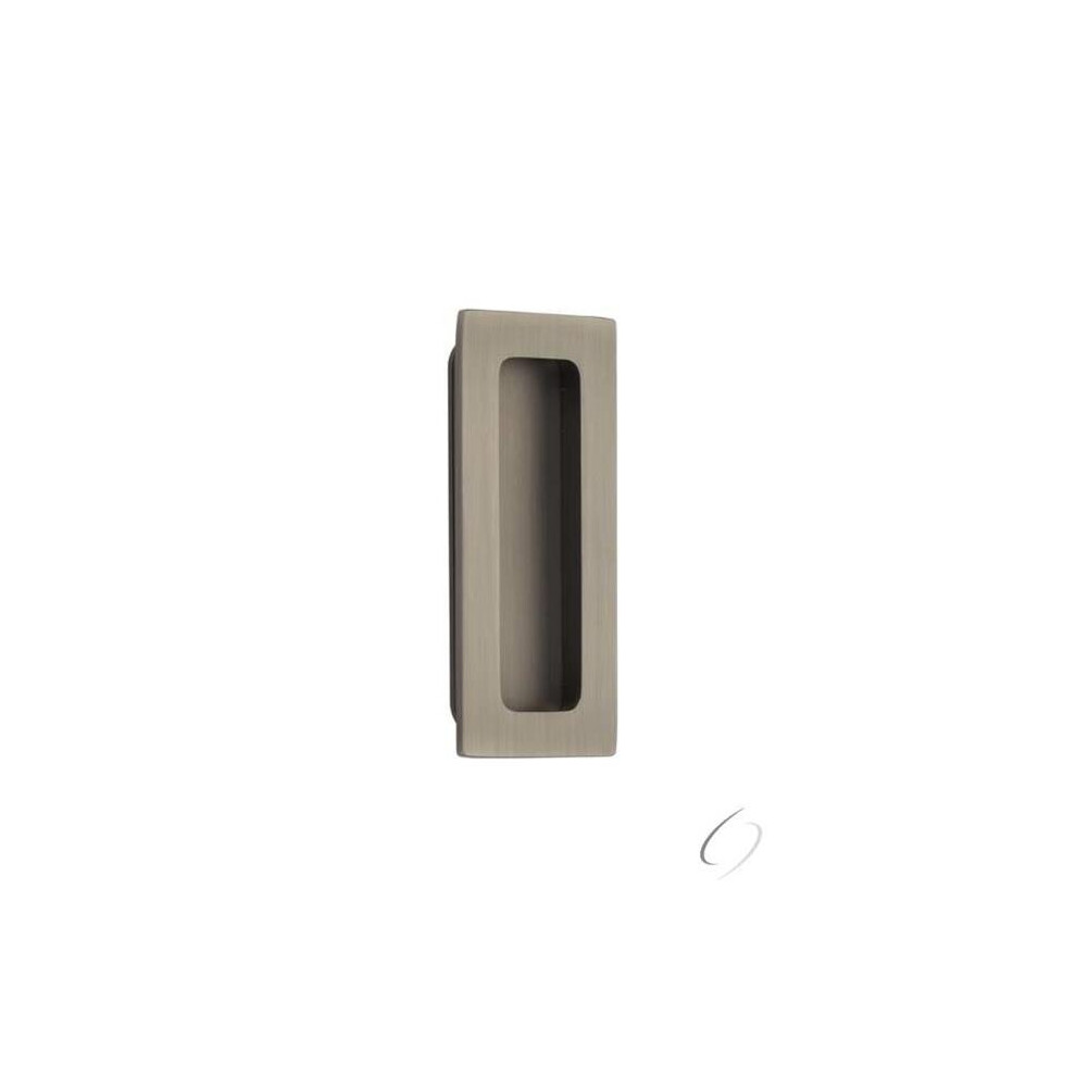 Emtek 220304Us15a Modern Rectangular Flush Pull, Antique Nickel 738505030726