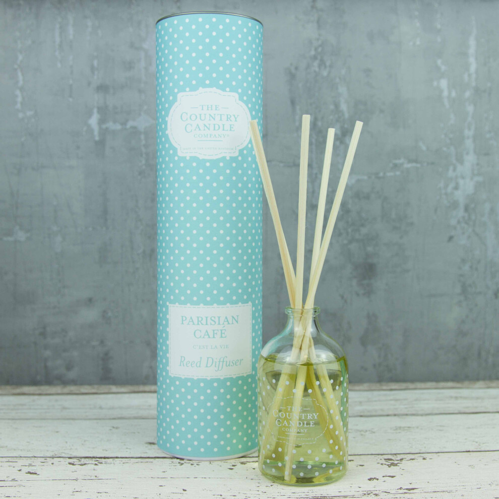 The Country Candle Company Polkadot Reed Diffuser - Parisian Cafe