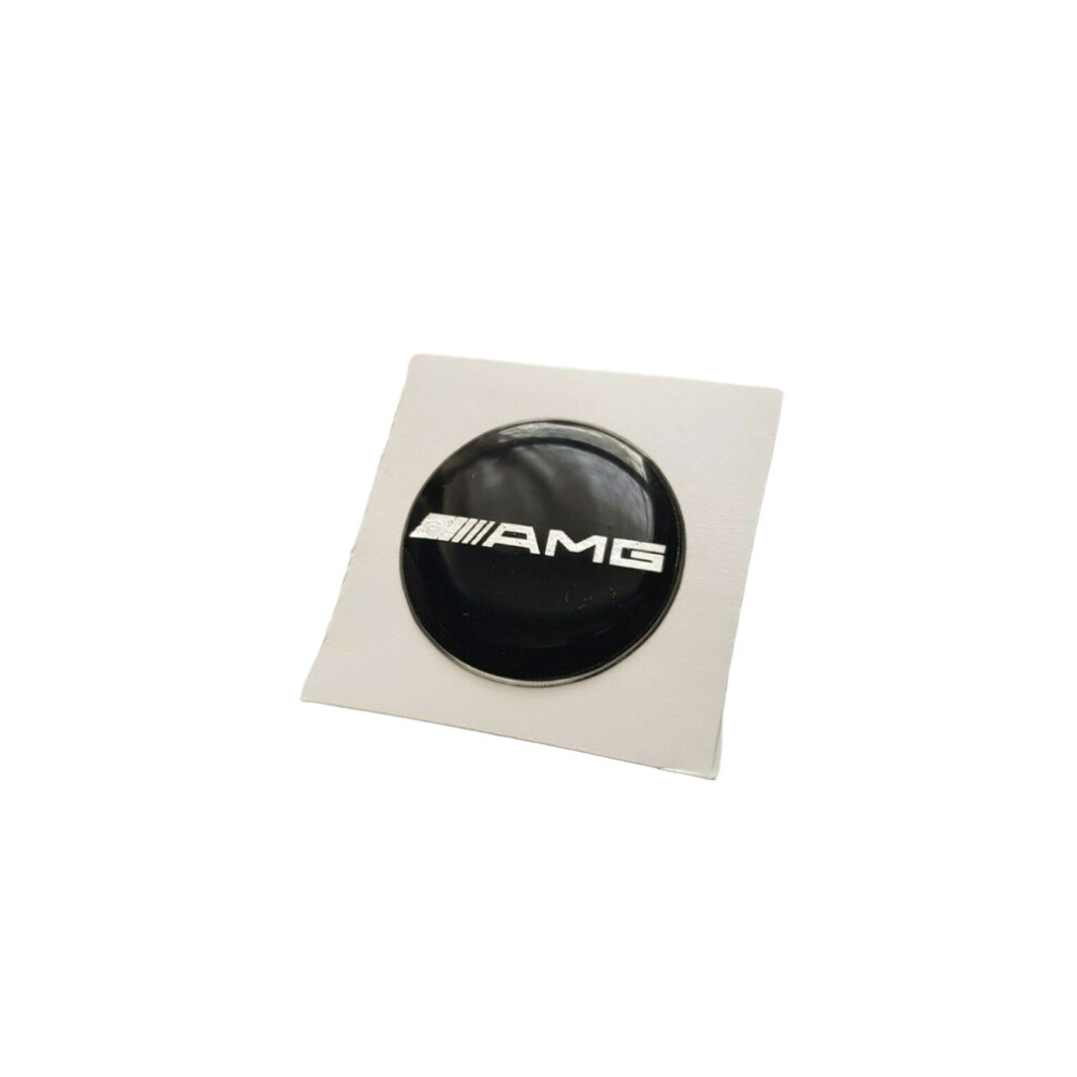 Mercedes Benz Amg Badge Emblem Sticker Control Knob Black 6425716290240