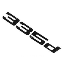 BMW 335d Rear Lettering For Lid Trunk, Badge, Emblem, 3 Series, Gloss Black