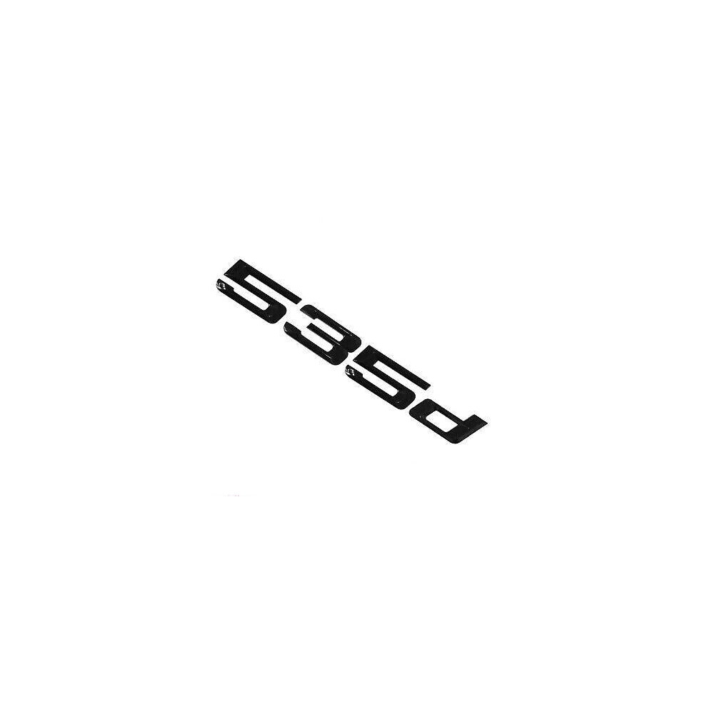 Bmw 535D Rear Lettering For Lid Trunk, Badge, Emblem, 5 Series, Gloss Black 6425711427467
