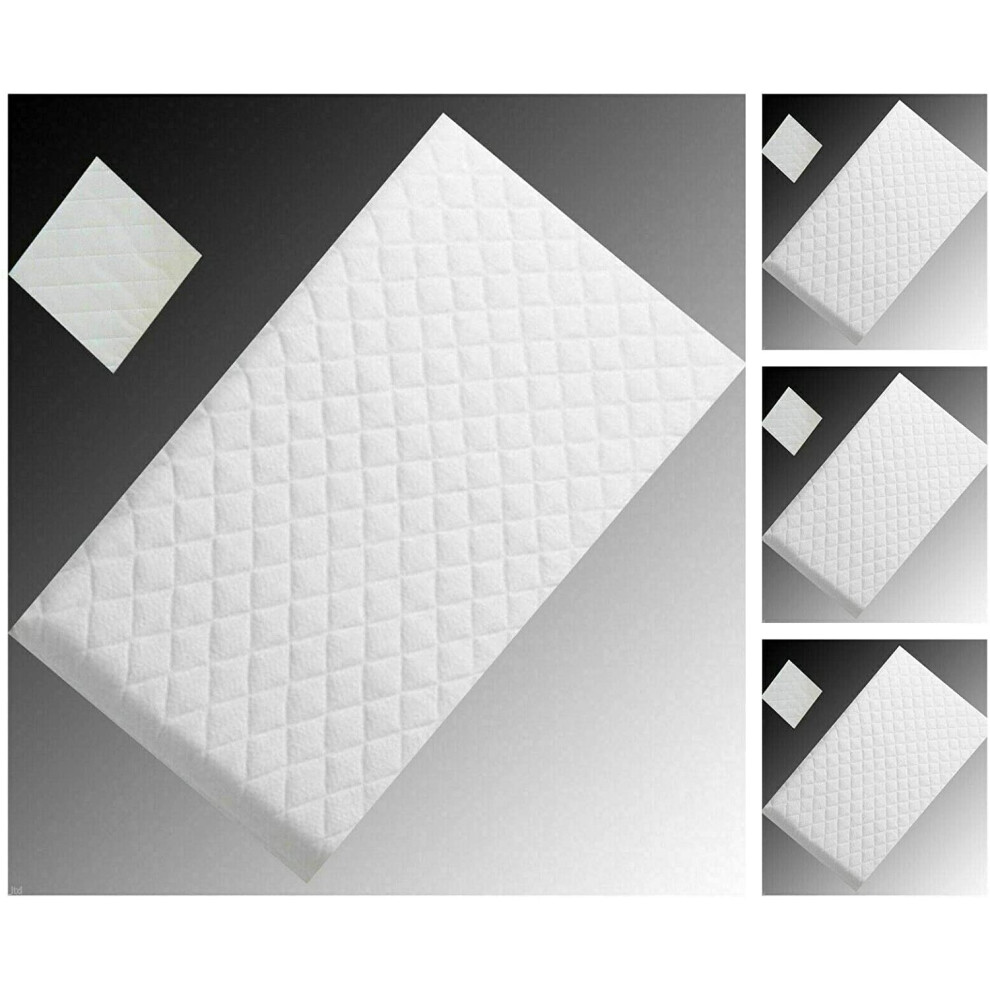 (84 X 43 X 4 Cm ) Baby Toddler Cot Crib Bed Breathable Quilted And Waterproof Foam Mattress Bluemoon Bedding