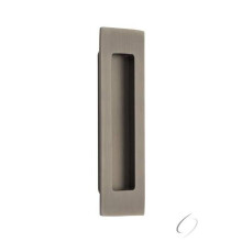 Emtek 220306US15A Modern Rectangular Flush Pull, Antique Nickel