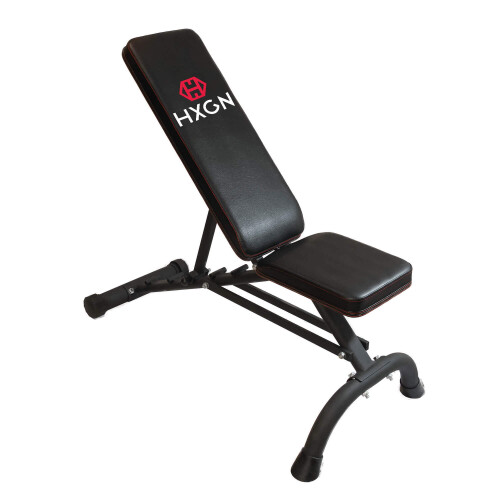 HXGN Weight Bench Adjustable Flat Incline Decline Gym Lifting Workout 1