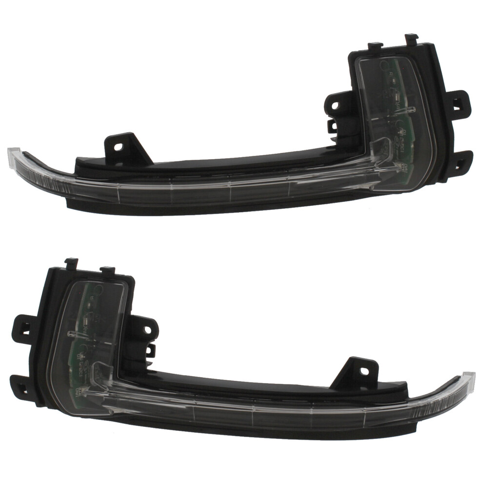 Audi S3 8P Hatchback 2010-2013 Clear LED Wing Door Mirror Indicators Light Drivers & Passenger Side-image-OPC-P8VGJQS-NEW