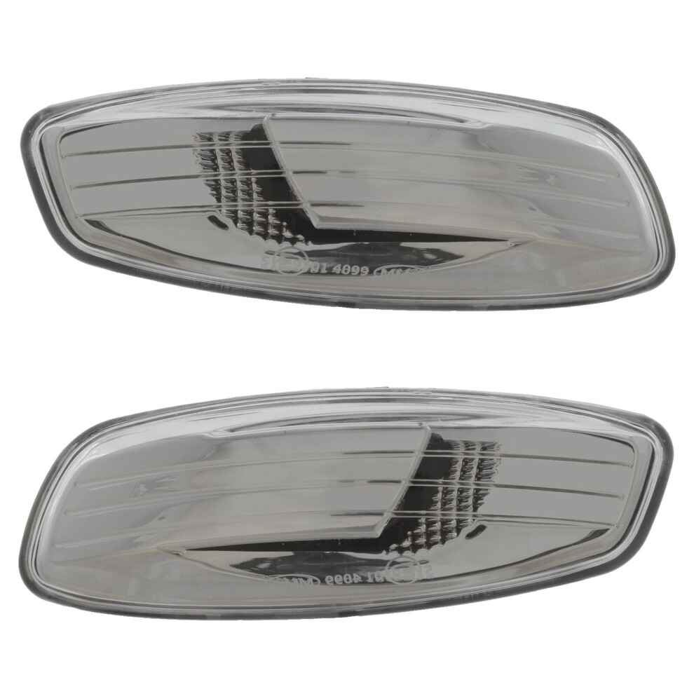 Citroen C3 Picasso MPV 2009-2018 Clear Non-LED Wing Door Mirror Indicators Light Drivers & Passenger Side-image-OPC-P8VGKBR-NEW