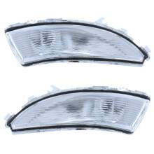 Nissan Micra K14 Hatchback 2017-> Clear Non-LED Wing Door Mirror Indicators Light Drivers & Passenger Side