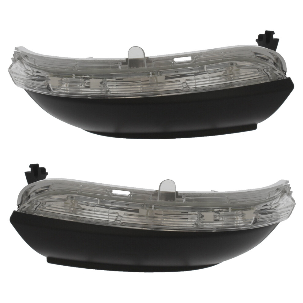 Volkswagen Beetle Convertible & Hatchback 2012-2018 Clear Led Wing Door Mirror Indicators Drivers & Passenger Side Light 5054808346650