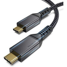 Thunderbolt 3 Cable (6.6Ft/2M/40Gbps),Maxonar TB3 Certified USB C4.0 Cable 20V/5A 100W Supports 1x5K 60hz or Double 4K60hz Monitor,M1 Macbook Air