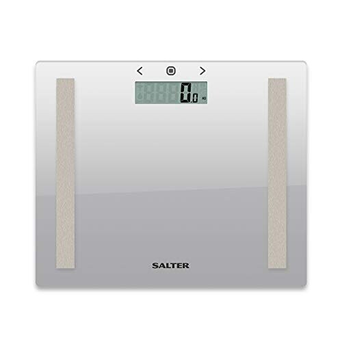 Salter Compact Body Analyser Bathroom Scales, Measure Weight BMI Body