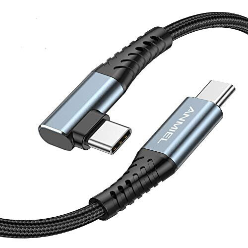 ANMIEL USB C to USB C Cable 3M [100W 20V/5A] 90 Degree USB Type C Fast Charging Cable PD Fast Charging Cord Compatible for MacBook iPad Pro2020,