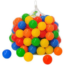 LittleTom 120 Small Plastic Balls Ø 5.5cm toy for toddlers children pets parties
