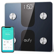 eufy Smart Scale C1 with Bluetooth, Body Fat Scale, Wireless Digital Bathroom Scale, 12 Measurements, Weight/Body Fat/BMI, Fitness Body Compositi
