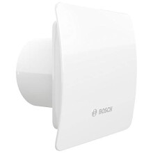 Bosch Comfort Bathroom Fan 1500 DH W 100 with Humidity Sensor and Adjustable Time, for Efficient Ventilation in the Bathroom, White, 100 mm Diameter