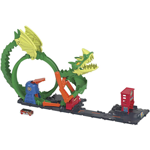 Hot Wheels Hot Wheels Dragon Drive Playset di fuoco 1