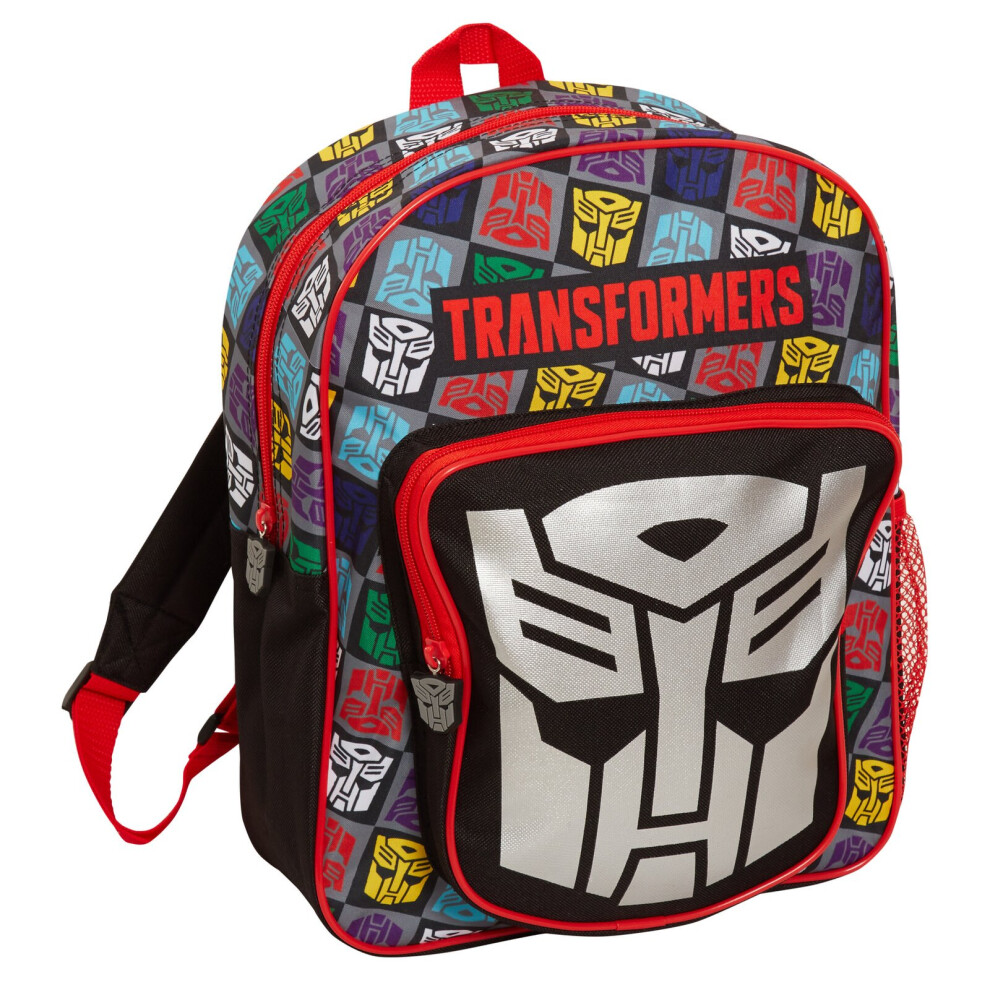 (One Size) Transformers Bag Boys Backpack Kids Autobot Sports Rucksack School Lunch Bag