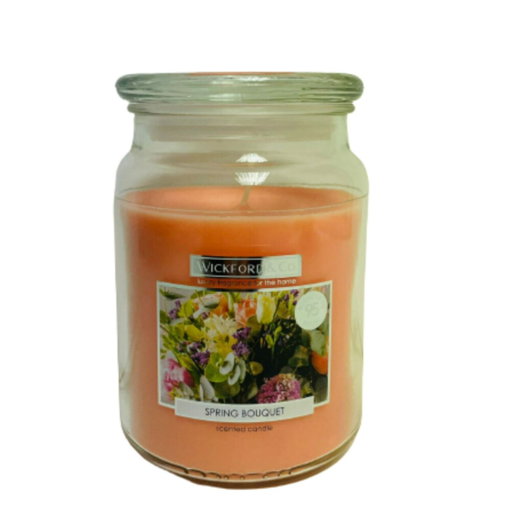 (Spring Bouquet) Wickford & Co Scented Candle Jar Fragranced Candle