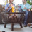 La Hacienda Wildfire Steel Firepit-Bronze Effect Outdoor Heating, Black 6