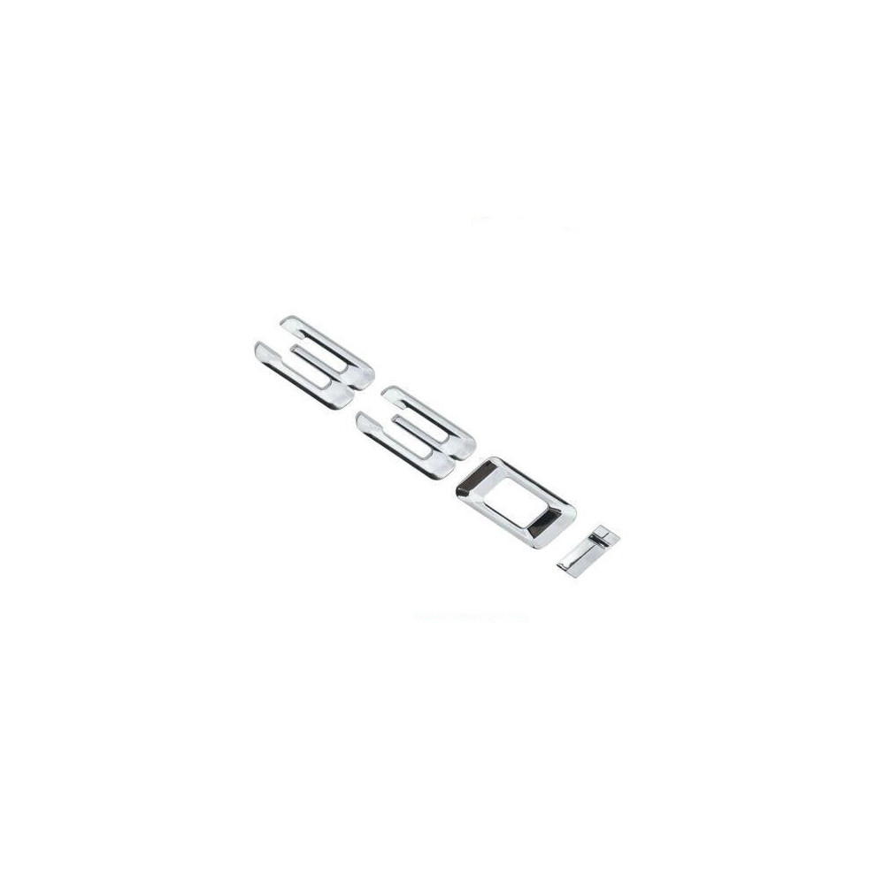 Bmw 330I Rear Lettering For Lid Trunk, Badge, Emblem, 3 Series, Chrome 6425716684698