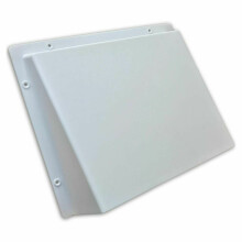 Ryton ABC9WH Cowled External Ventilation Grille 9 x 9 in White - UV Stabilised, Weather-Resistant for Exterior Openings, Free Air 239 cm2