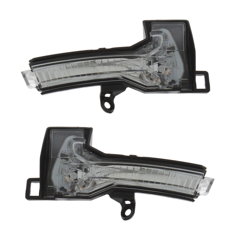 Volkswagen Polo Mk6 Hatchback 2017-> Clear Led Wing Door Mirror Indicators Drivers & Passenger Side Light 5054808756053