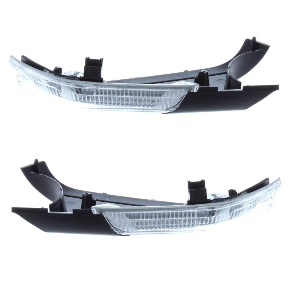 Volkswagen Polo Mk4 9N3 Hatchback 2005-2010 Clear Led Wing Door Mirror Indicators Drivers & Passenger Side Light 5054808173423