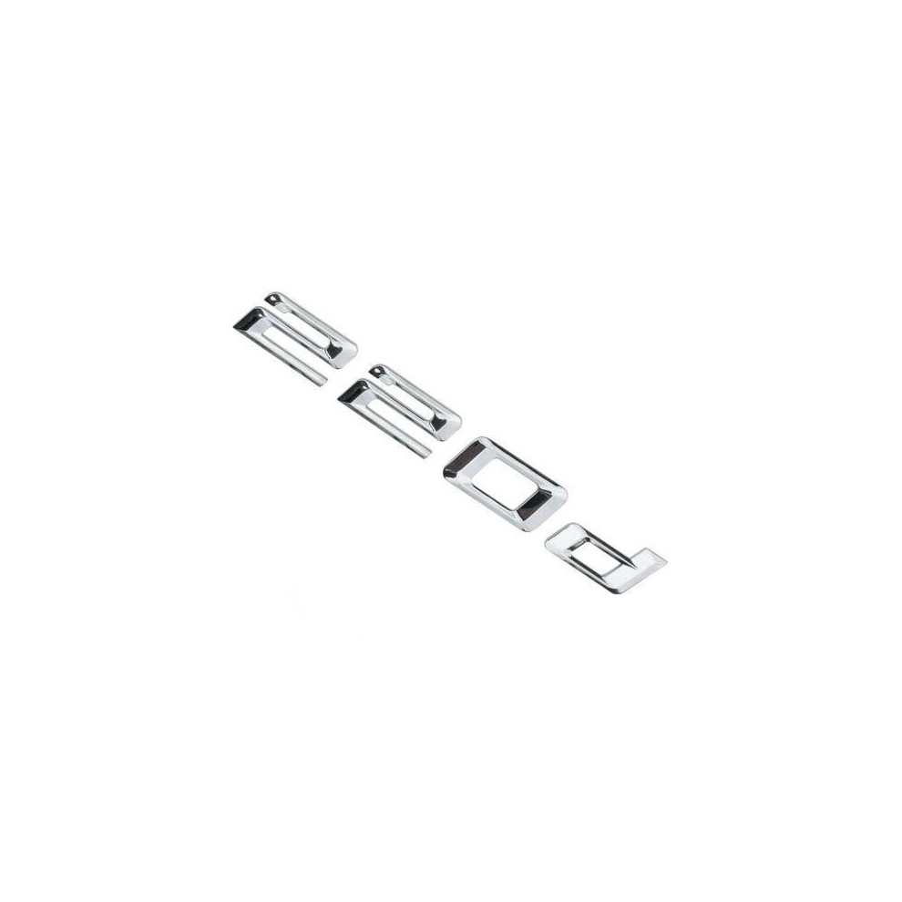 Bmw 220D Rear Lettering For Lid Trunk, Badge, Emblem, 2 Series, Chrome 6425719063087