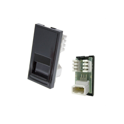 Triax Telephone Slave (Krone) Euro Insert Module Black Faceplate 304271
