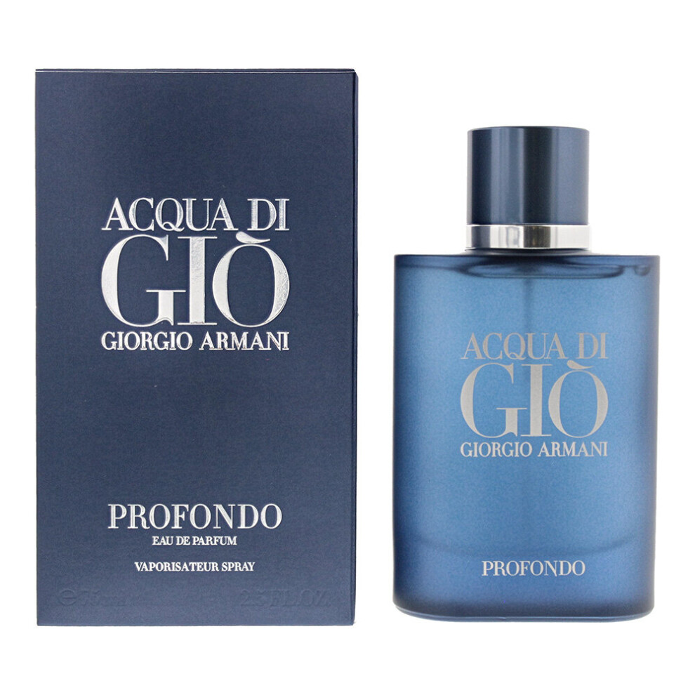 Giorgio Armani Acqua Di GiÃ² Profondo Eau De Parfum 75ml For Him