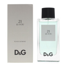 Dolce & Gabbana Le Fou 21 Eau De Toilette 100ml For Him