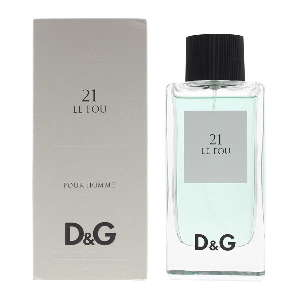 Dolce & Gabbana Le Fou 21 Eau De Toilette 100ml For Him