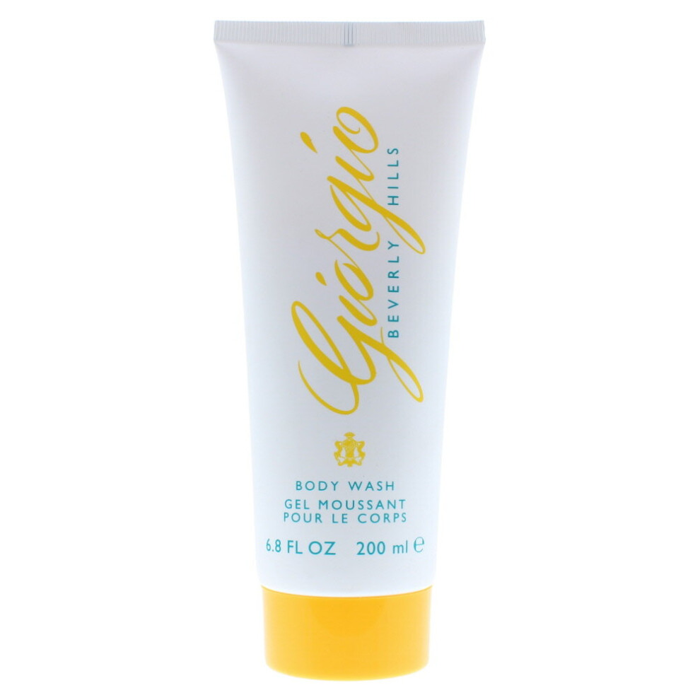 Giorgio Beverly Hills Yellow Body Wash 200ml For Her