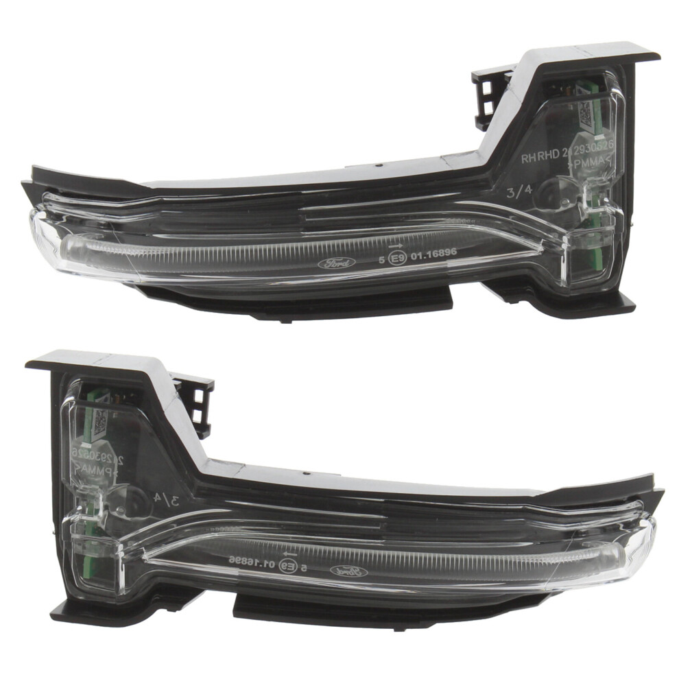 Ford Focus Mk4 Estate & Hatchback 2018-> Clear Led Wing Door Mirror Indicators Drivers & Passenger Side Light 5054808731074