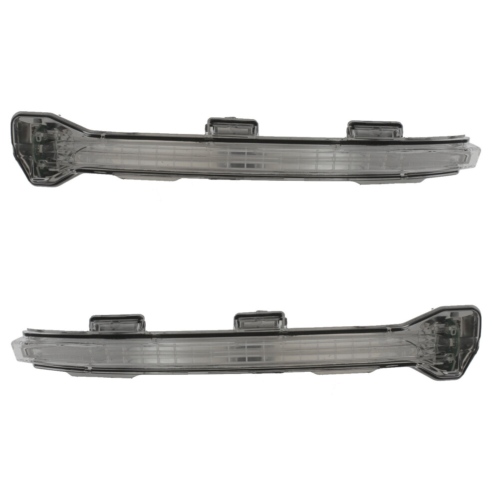 Volkswagen Touran 5T MPV 2015-2021 Clear LED Wing Door Mirror Indicators Light Drivers & Passenger Side-image-OPC-P8VGMMZ-NEW
