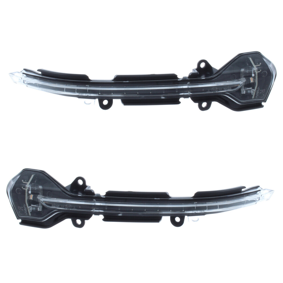 Seat Ibiza Se270 Hatchback 2017-> Clear Led Wing Door Mirror Indicators Drivers & Passenger Side Light 5056501431411