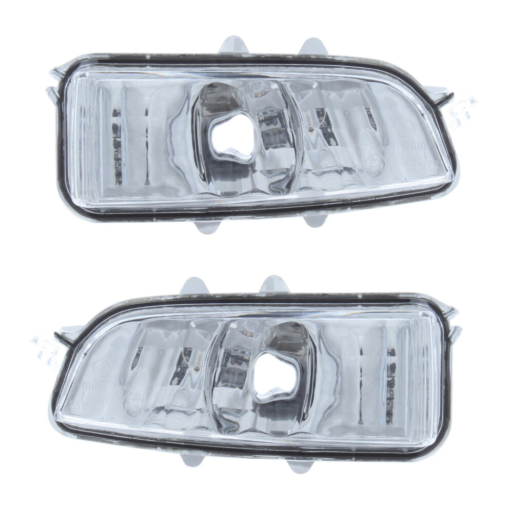 Volvo S60 Saloon 2006-2010 Clear Non-Led Wing Door Mirror Indicators Drivers & Passenger Side Light 5054808346025